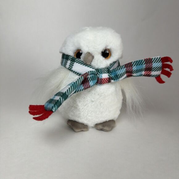 Douglas Other - Douglas Cuddle Toy Winter Friends White Owl #9760O Scarf Stuffed Plush Toy
